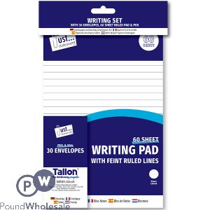 Just Stationery Paper, Envelopes & Pen Writing Set 91pc