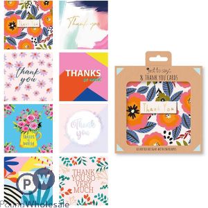 Just To Say Mixed Thank You Cards 8 Pack