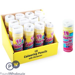 Artbox Half-size Colouring Pencils 12 Pack With Sharpener Cdu