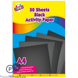 Artbox Black Activity Pad 50 Sheets