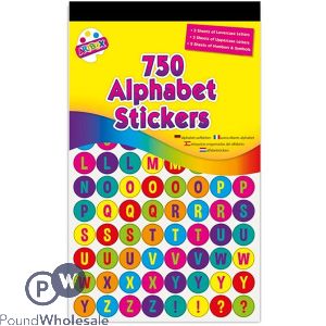 Artbox Alphabet & Number Stickers 750 Pack