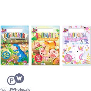 Artbox A4 Carry Colouring &amp; Activity Pad Assorted