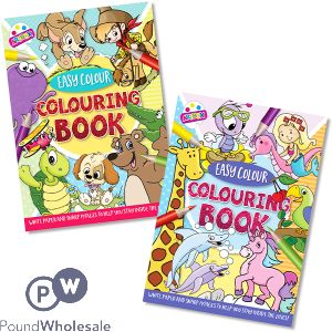 Artbox Easy Colour Animals Colouring Book Assorted