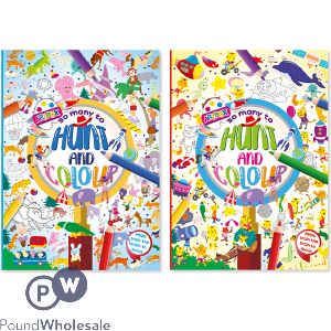 Artbox Hunt & Colour Colouring Book Assorted