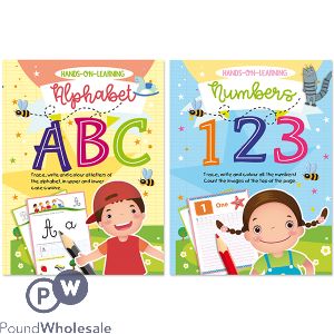 Artbox Abc & 123 Colouring Learning Books Assorted