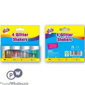 Artbox Assorted Colour Glitter Shakers 16G 4 Pack