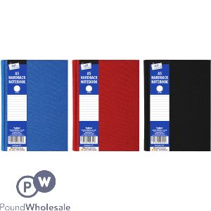 Just Stationery A5 Ruled Hardback Notebook Assorted Colours