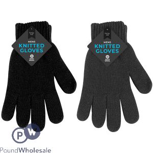 Farley Mill Men's Knitted Wool Gloves Assorted
