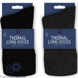 Farley Mill Men&#039;s Extra Warm Thermal Long Socks 7-11 Assorted Colours