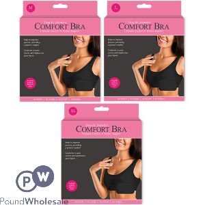 Farley Mill Black Comfort Bra Assorted Sizes