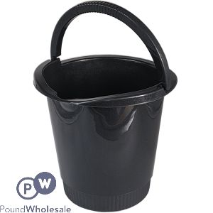 Eco Round Bucket Graphite 10L