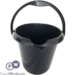 Round Bucket Graphite 5L