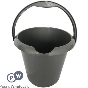 Round Bucket Silver 5l