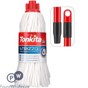 Tonkita Strizzo Spun Lace Mop & Handle 130cm