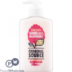 Original Source Creamy Vanilla & Raspberry Handwash 300ml