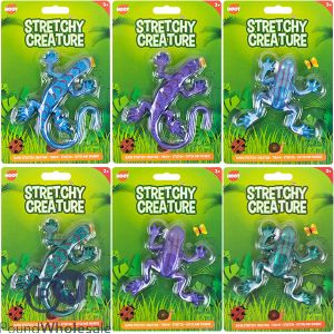 Hoot Stretchy Creature Lizard & Frog Toy Assorted
