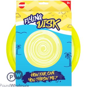 Hoot Plastic Flying Disc Assorted Colours