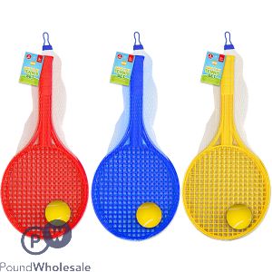 Hoot Soft Tennis Set 3pc Assorted Colours