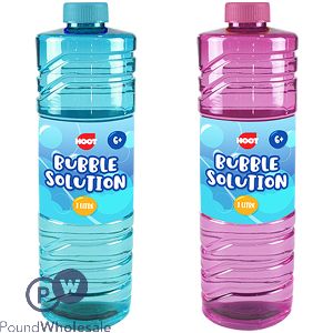 Hoot Bubble Solution 1L Assorted Colours