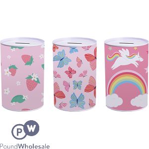 Hoot Girls Money Tin Assorted