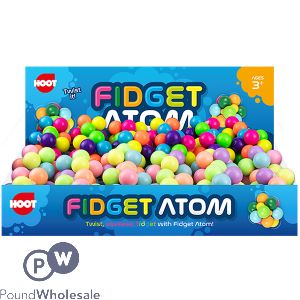 Hoot Fidget Bead Ball CDU Assorted Colours