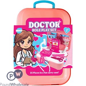 Hoot Doctor Medical Carry Case Role Play Set 25pc