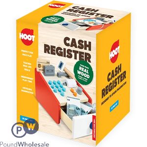 Hoot Wooden Cash Register Play Set 36pc
