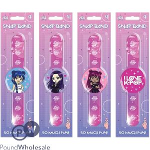 K-pop Flashing Led Snap Band Assorted