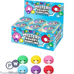 Hoot Squishy Bubble Dumpling Squish Toy Cdu Assorted Colours
