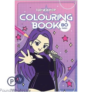 K-pop Kids Mega Colouring Book 80 Pages