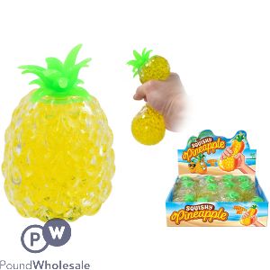 Squishy Bead Pineapple Squish Toy Cdu