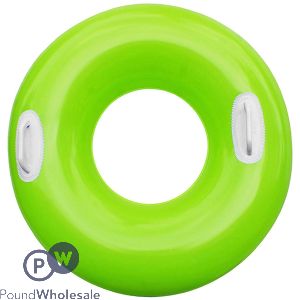 Intex Fluorescent Inflatable Rubber Ring Assorted 30”