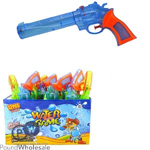 Revolver-style Water Pistol Assorted Colours Cdu