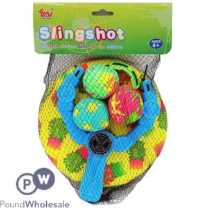 Pool Slingshot, Splash Balls & Foam Disc