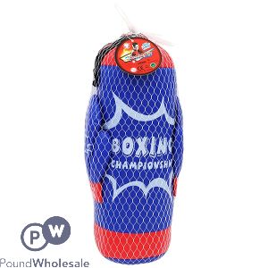 Small Pro Boxing Championship Punch Bag And Boxing Gloves