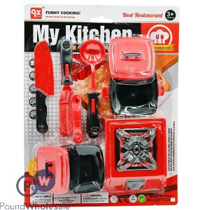 My Kitchen Cooking Utensils Play Set