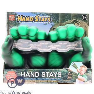Giant Green Monster Hands Boxed