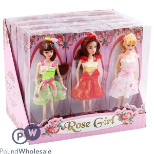 Rose Girl Fashion Dolls 6 Assorted Cdu