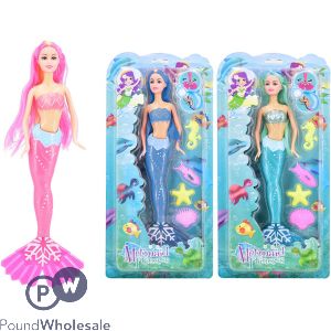 Mermaid Princess Doll 35cm Assorted