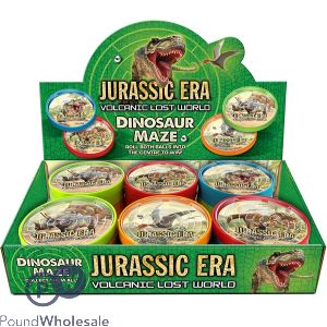 Jurassic Era Dinosaur Maze Game CDU Assorted Colours