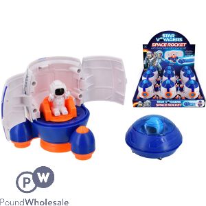 Star Voyagers Space Rocket With Detachable Mini Spacecraft CDU