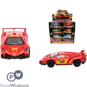 GT Racing Supercar Series Pull Back Die-Cast 1:43 Toy Car CDU Assorted