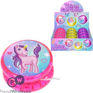 Unicorn Light-Up Yo-Yo CDU Assorted