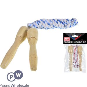 MY Wooden Handle Skipping Rope 2.3m