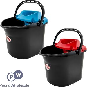 Planet No 2 Black Mop Bucket With Wringer Assorted Colours