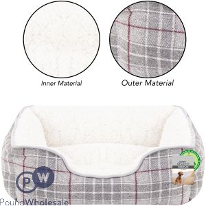 Sweet Dreams Heritage Pet Bed Small 46cm X 36cm X 15cm