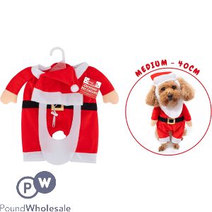 Smart Choice Christmas Santa Dog Costume Medium 40cm