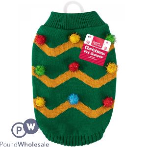 Smart Choice Christmas Tree Dog Jumper Medium 40cm