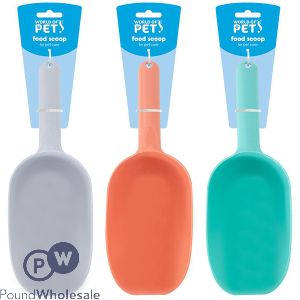 World Of Pets Large Pet Food Scoop 3 Assorted Colours