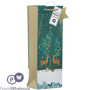 Giftmaker Whimsical Festive Gift Bag Bottle